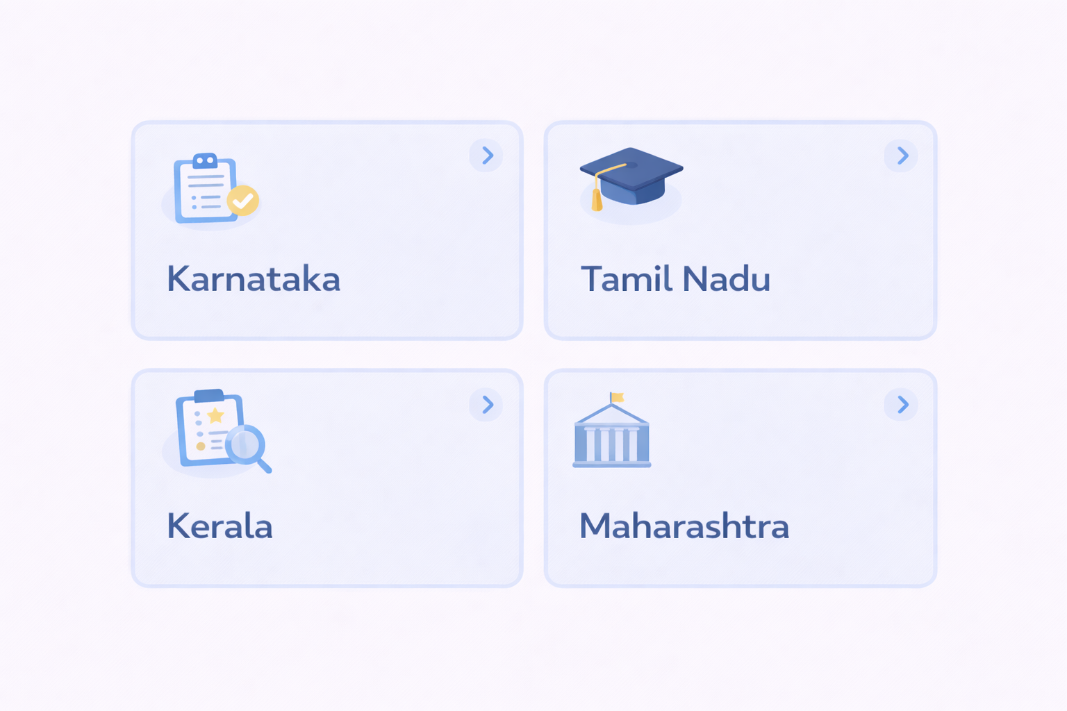 Select your preferred state below to view detailed eligibility, counselling process, documents, fees, and important rules specific to that state: